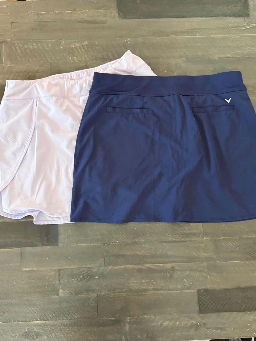 Callaway Navy and Light Lavender Women’s Golf Skorts - 2 Pack